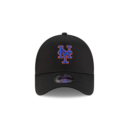 New York or Nowhere x New York Mets Black 9FORTY A-Frame Snapback Hat