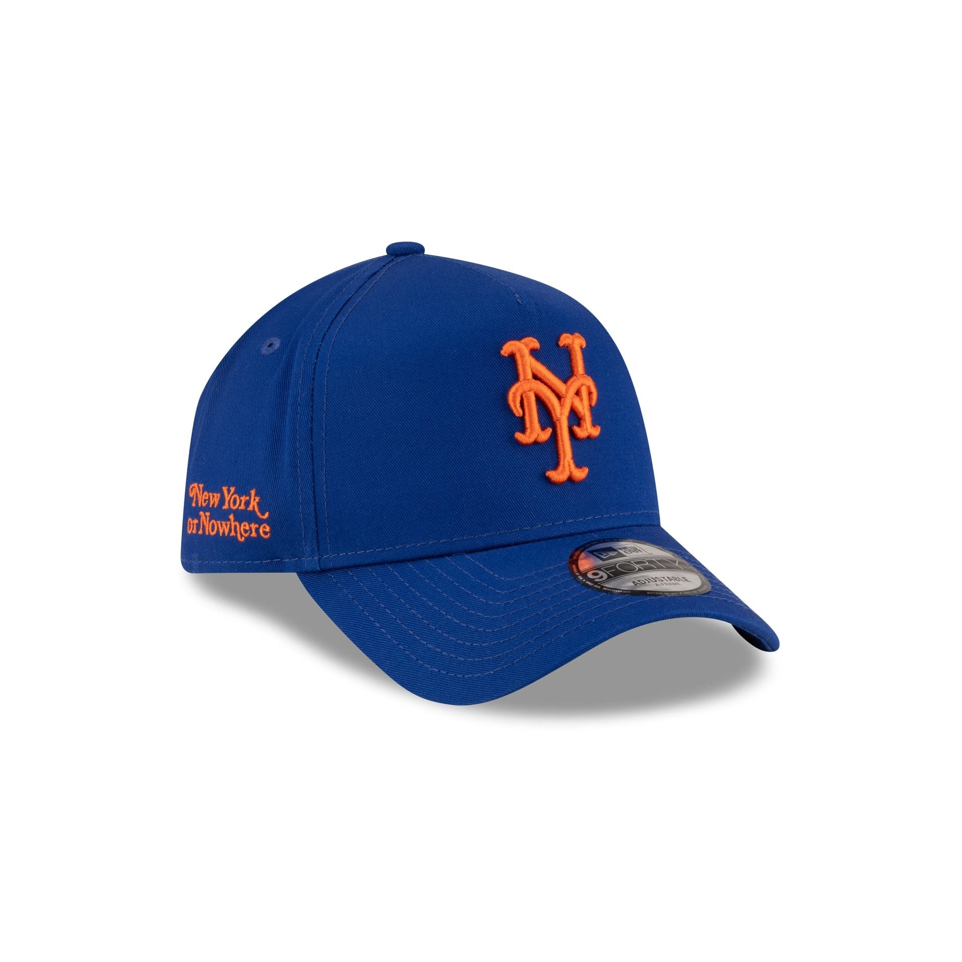 New York or Nowhere x New York Mets Light Royal 9FORTY A-Frame Snapback Hat