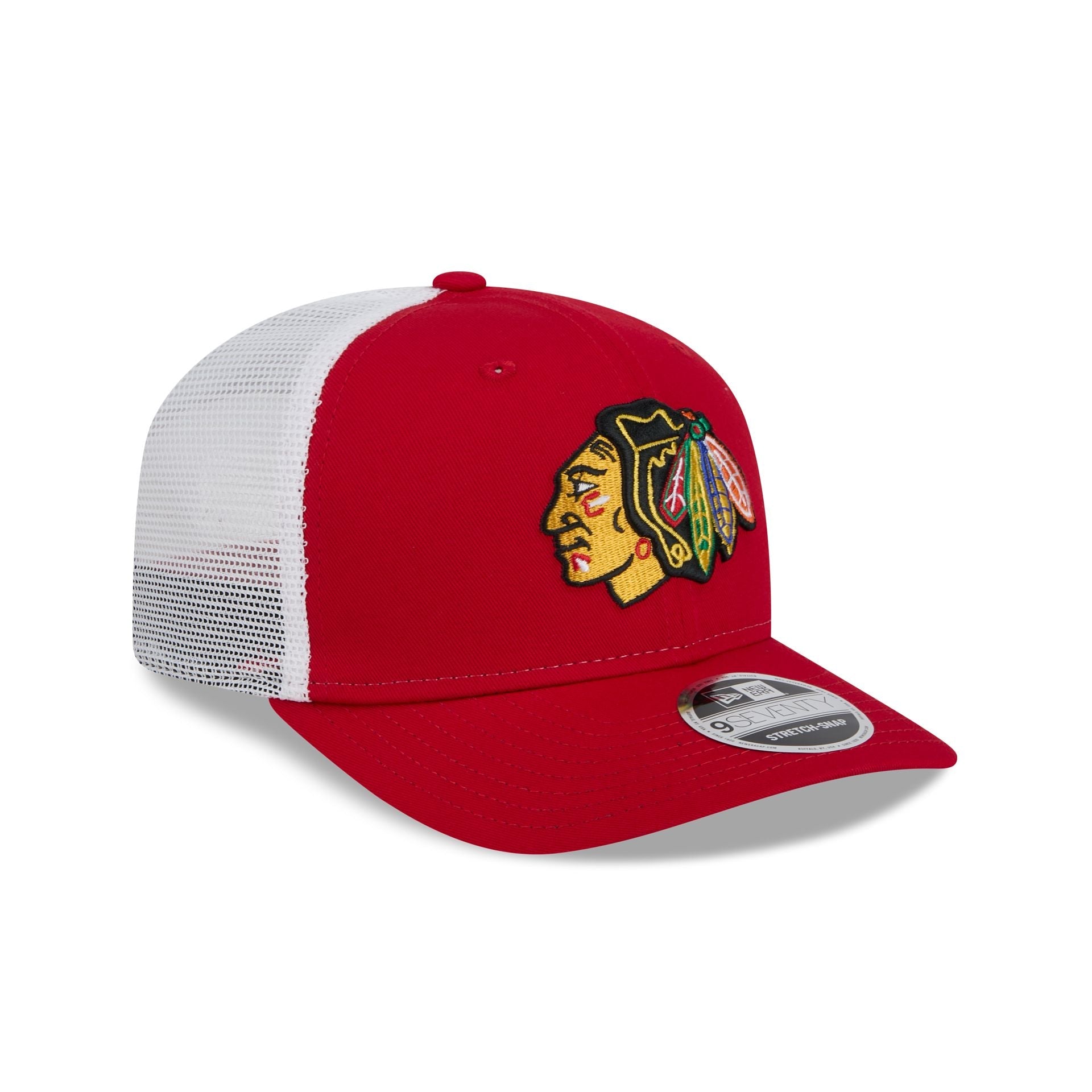 Chicago Blackhawks Red Team 9SEVENTY Trucker Hat
