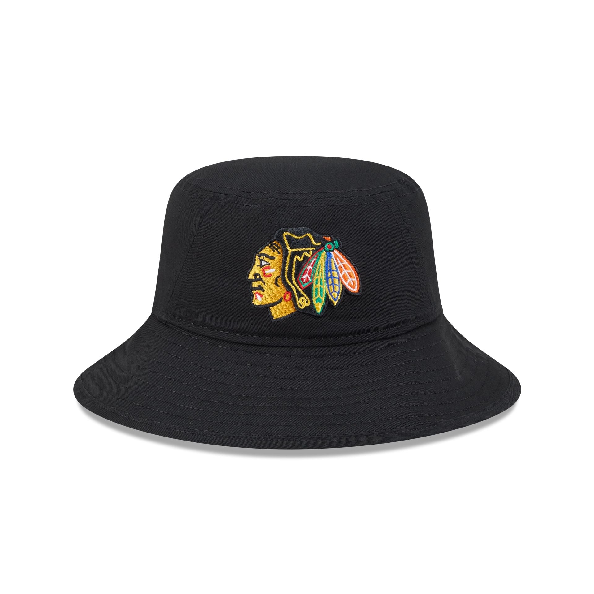 Chicago Blackhawks Black Bucket Hat Hat