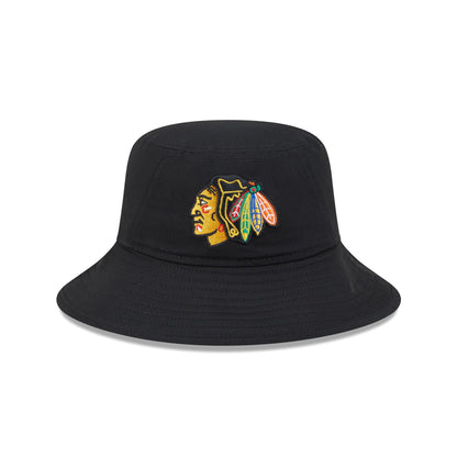 Chicago Blackhawks Black Bucket Hat Hat