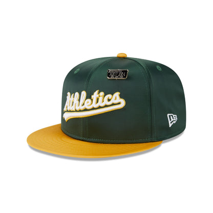 Athletics Satin Pin 9FIFTY Snapback Hat
