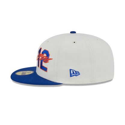 New York Mets Francisco Lindor Chrome White 59FIFTY Fitted Hat