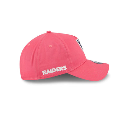Las Vegas Raiders Coral 9TWENTY A-Frame Adjustable Hat