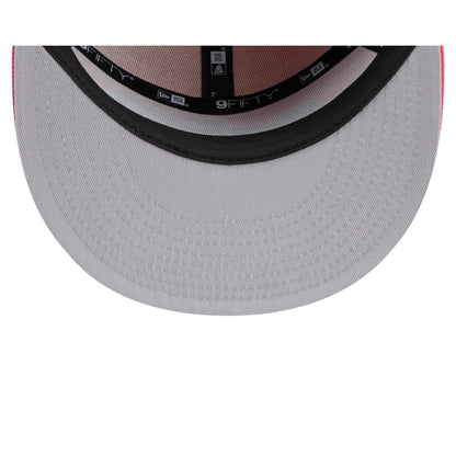 New York Mets Coral Split Panel 9FIFTY Snapback Hat