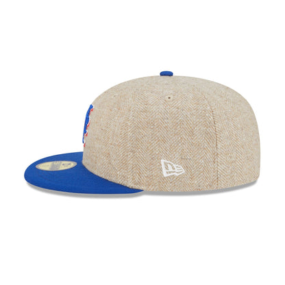 New York Mets Herringbone Moon 59FIFTY Fitted Hat