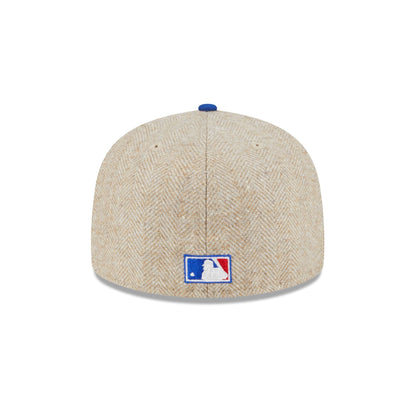 New York Mets Herringbone Moon 59FIFTY Fitted Hat