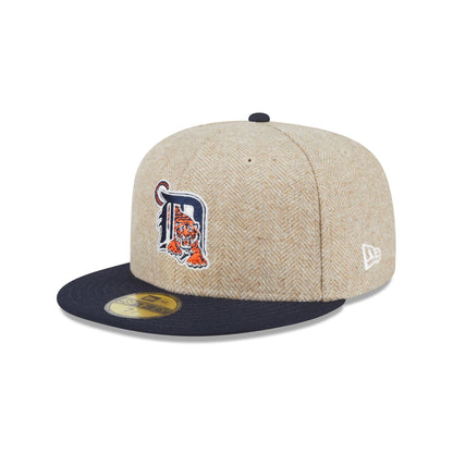 Detroit Tigers Herringbone Moon 59FIFTY Fitted Hat
