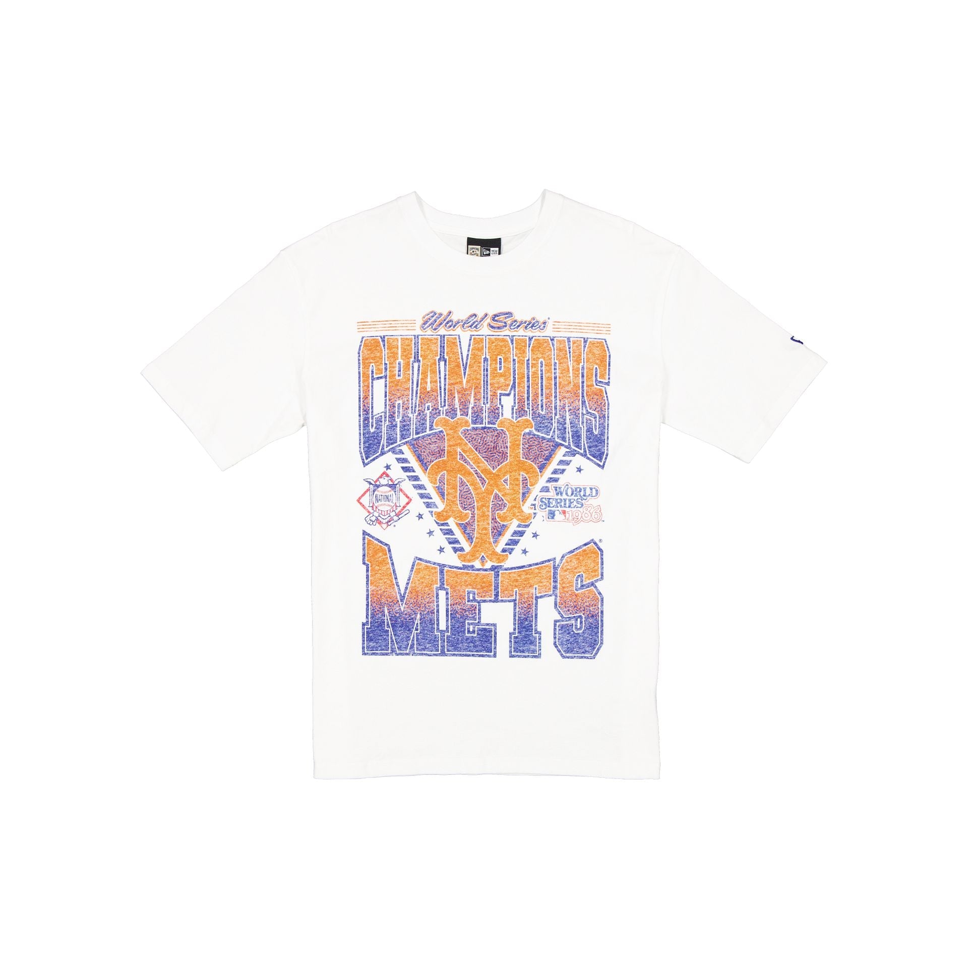 New York Mets Sport Classics Washed Optic White T-Shirt