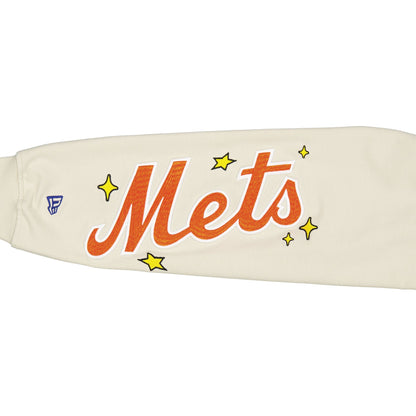 New York Mets Stone Logo Select Full-Zip Hoodie