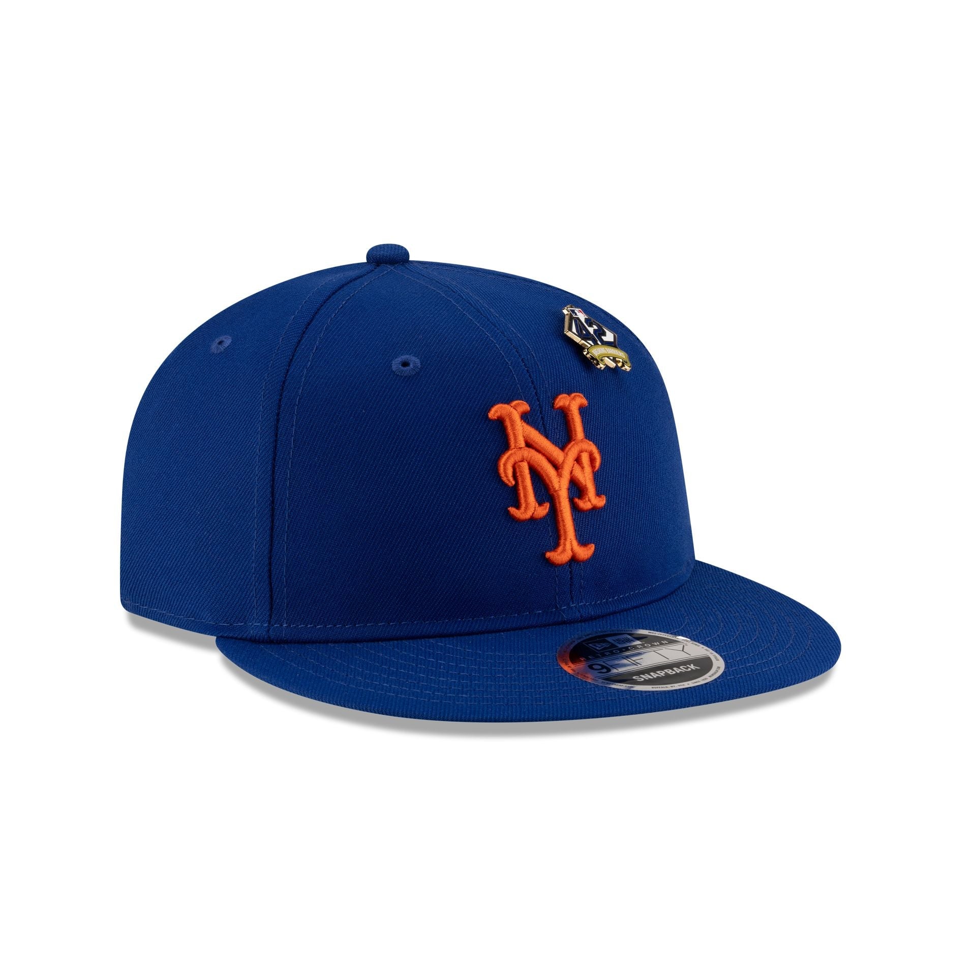 New York Mets Jackie Robinson Day 2025 Retro Crown 9FIFTY Snapback Hat