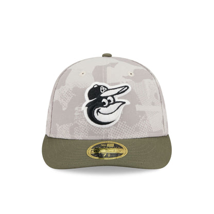 Baltimore Orioles Armed Forces Day 2025 Low Profile 59FIFTY Fitted Hat
