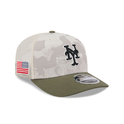 New York Mets Armed Forces Day 2025 9SEVENTY Trucker Hat