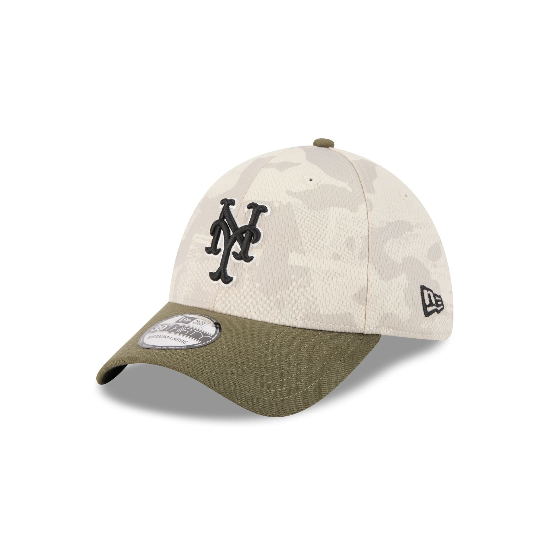 New York Mets Armed Forces Day 2025 39THIRTY Stretch Fit Hat