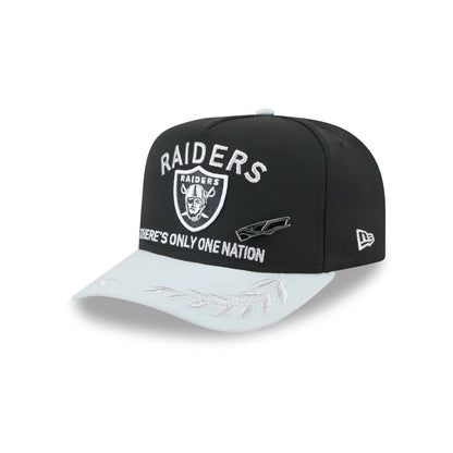 Las Vegas Raiders 2025 Draft Black 59FIFTY A-Frame Fitted Hat