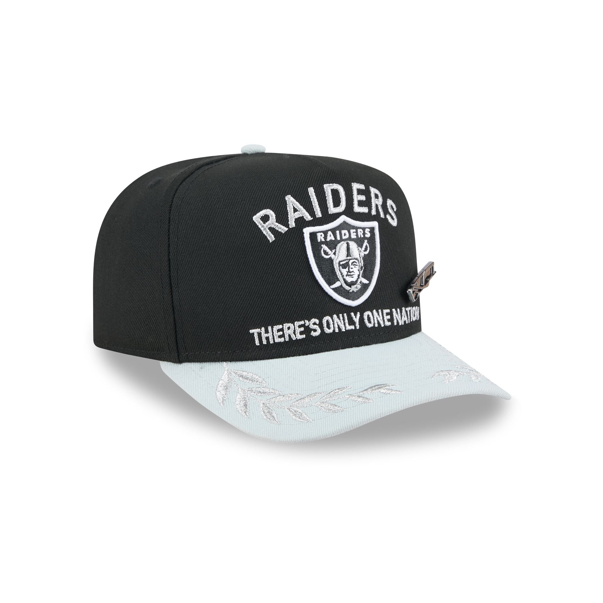 Las Vegas Raiders 2025 Draft Black 59FIFTY A-Frame Fitted Hat