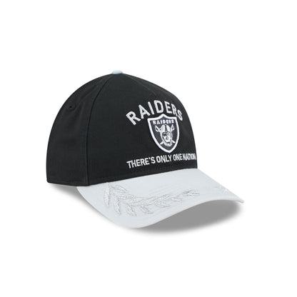 Las Vegas Raiders 2025 Draft 9TWENTY A-Frame Adjustable Hat