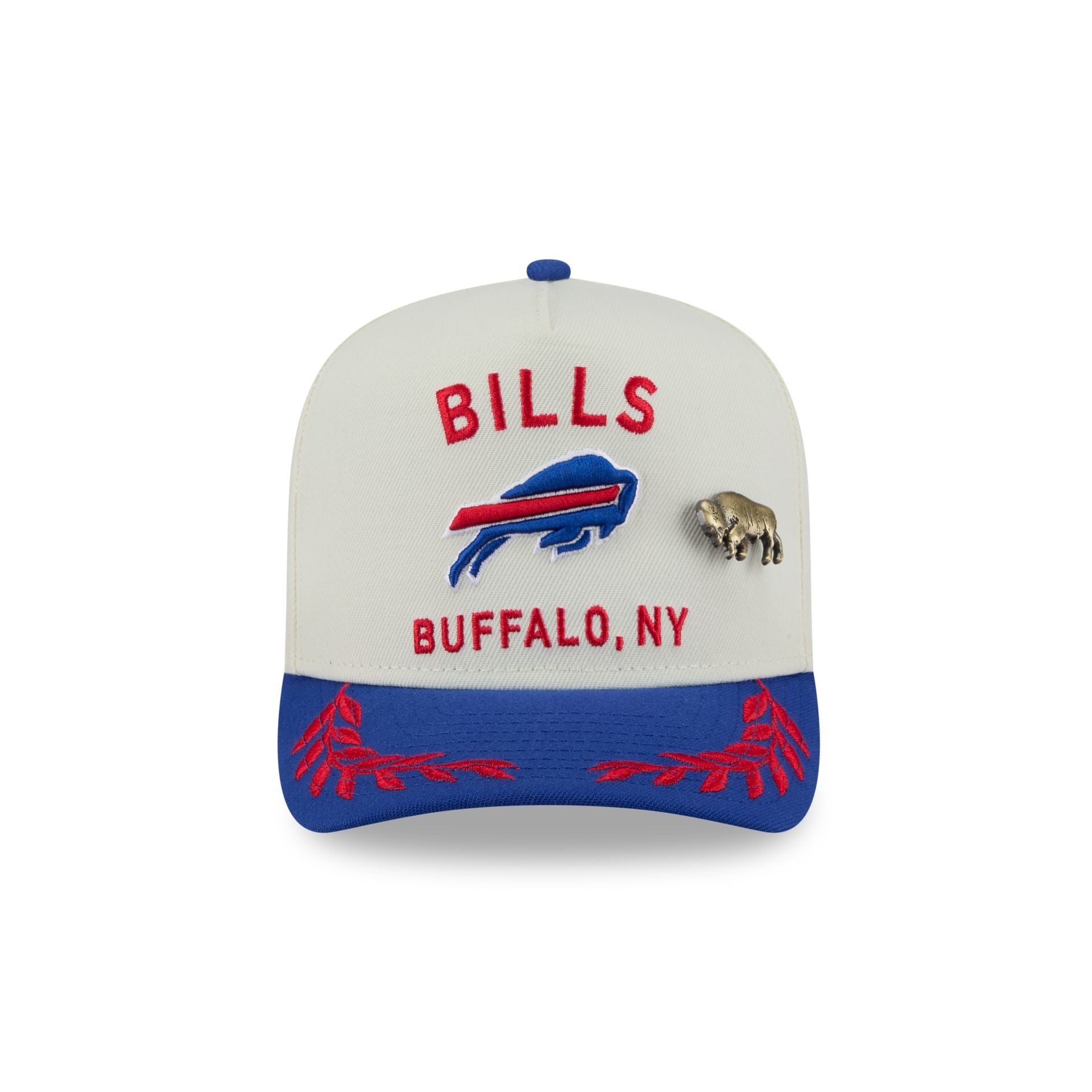 Buffalo Bills 2025 Draft Chrome White 59FIFTY A-Frame Fitted Hat