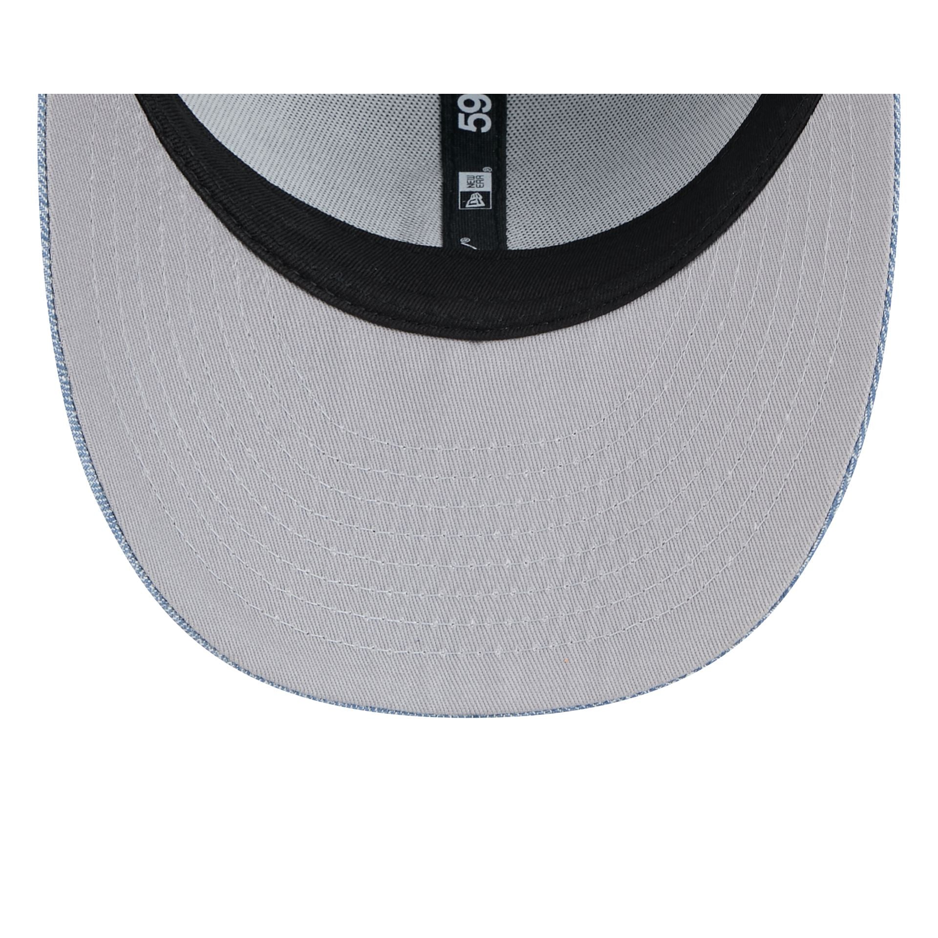 Detroit Tigers Hand Stitched Chambray Low Profile 59FIFTY Fitted Hat