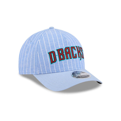 Arizona Diamondbacks Pinstripe Linen 9FORTY M-Crown A-Frame Snapback Hat