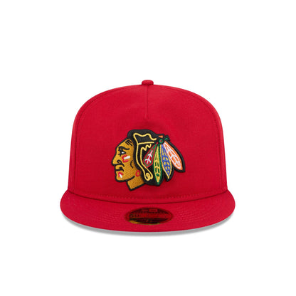 Chicago Blackhawks Boho Wool Retro Crown 59FIFTY Fitted Hat