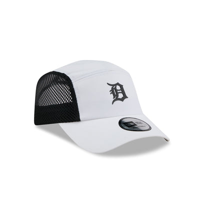 Detroit Tigers White Poly Runner Adjustable Hat