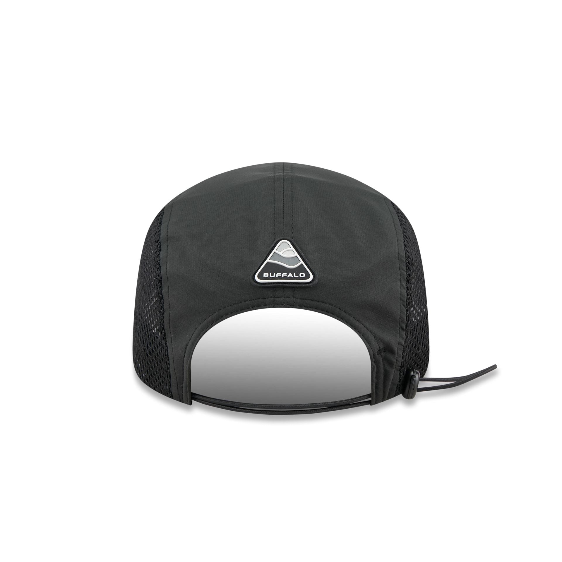 Buffalo Bills Black Poly Runner Adjustable Hat