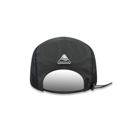 Buffalo Bills Black Poly Runner Adjustable Hat