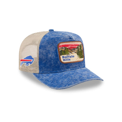 Buffalo Bills Vintage Landscape 9FIFTY A-Frame Trucker Hat