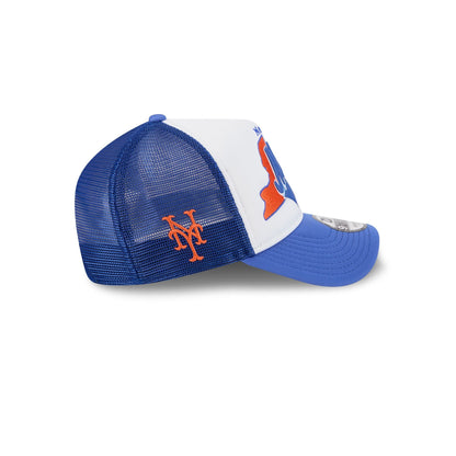 New York Mets State Flower 9FORTY A-Frame Trucker Hat