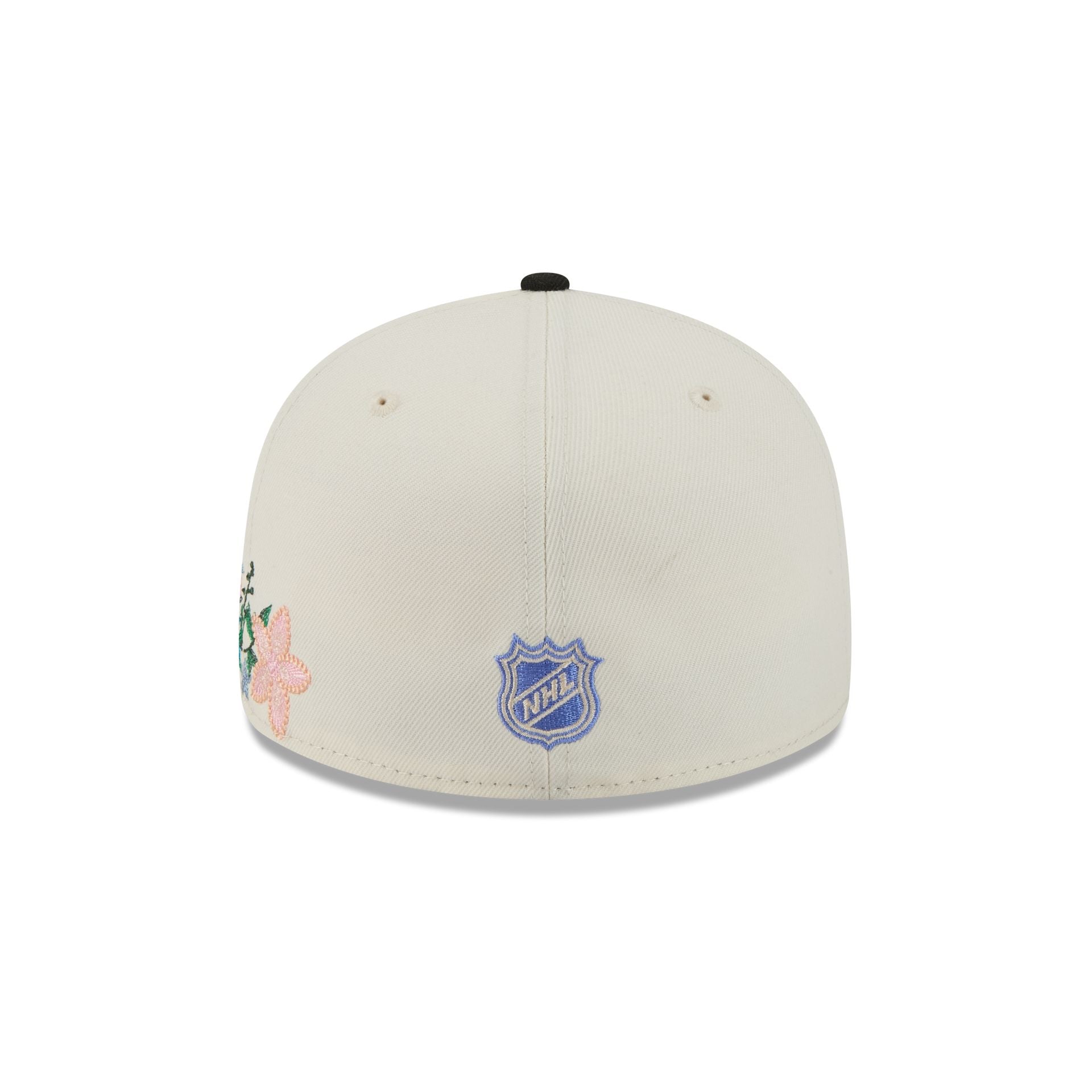 Chicago Blackhawks Tonal Florals White 59FIFTY Fitted Hat