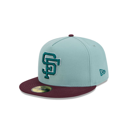 San Francisco Giants Beach Kiss Blue 59FIFTY A-Frame Fitted Hat