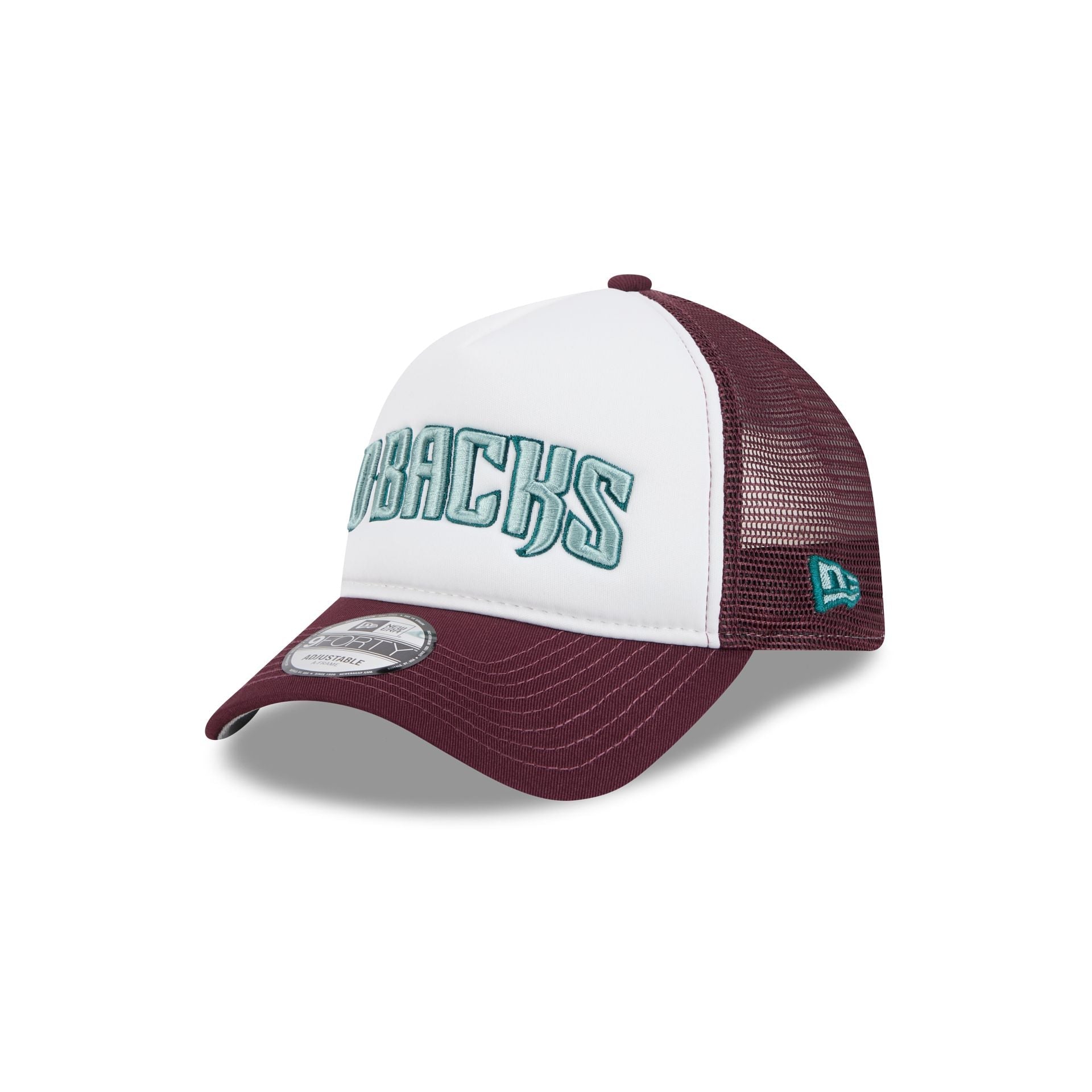 Arizona Diamondbacks Optic White 9FORTY A-Frame Snapback Hat