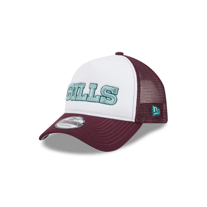 Buffalo Bills Optic White 9FORTY A-Frame Snapback Hat