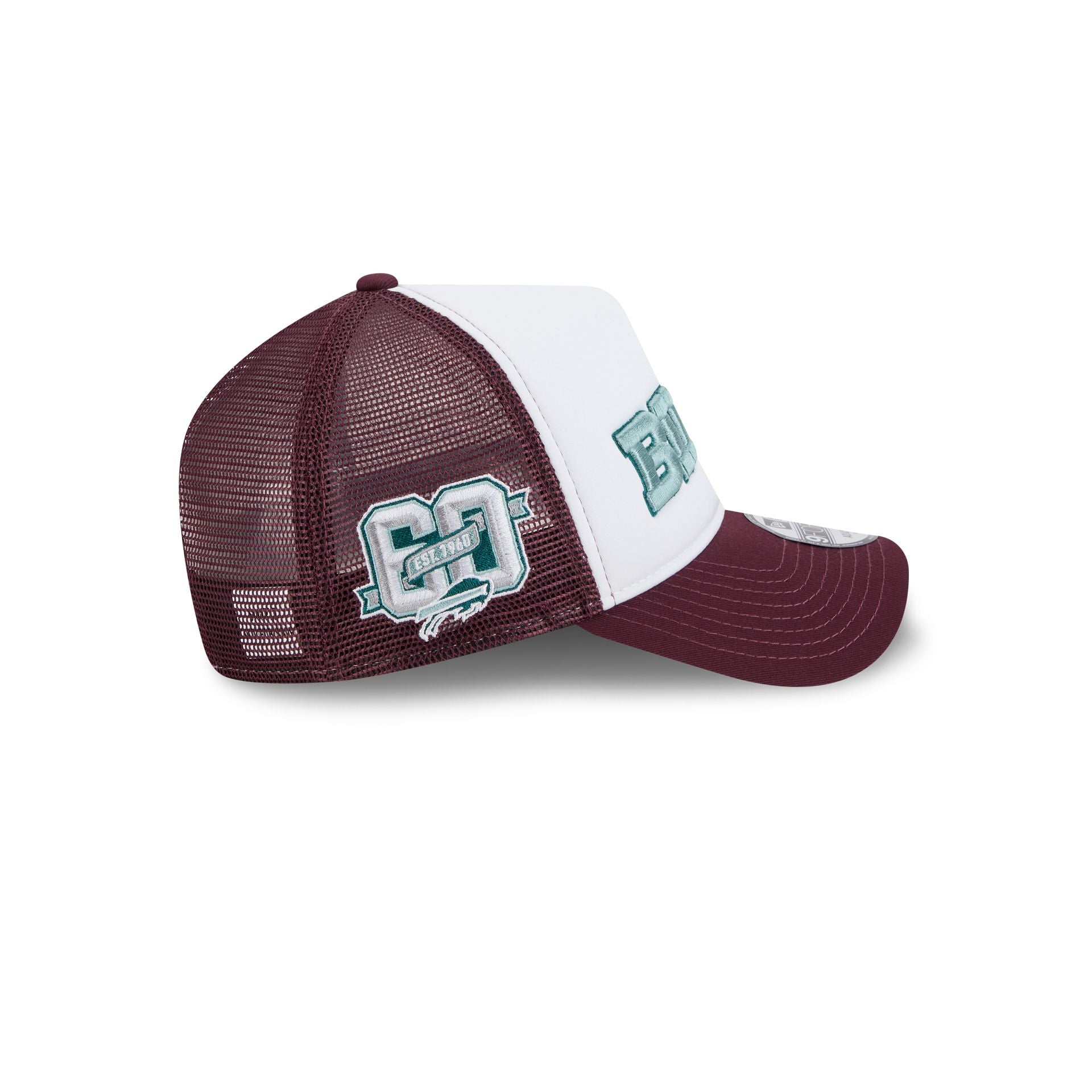 Buffalo Bills Optic White 9FORTY A-Frame Snapback Hat