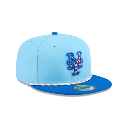 New York Mets Independence Day 2025 59FIFTY Fitted Hat