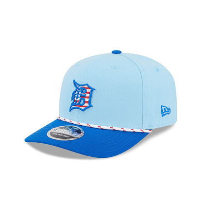 Detroit Tigers Independence Day 2025 9SEVENTY Stretch-Snap Hat