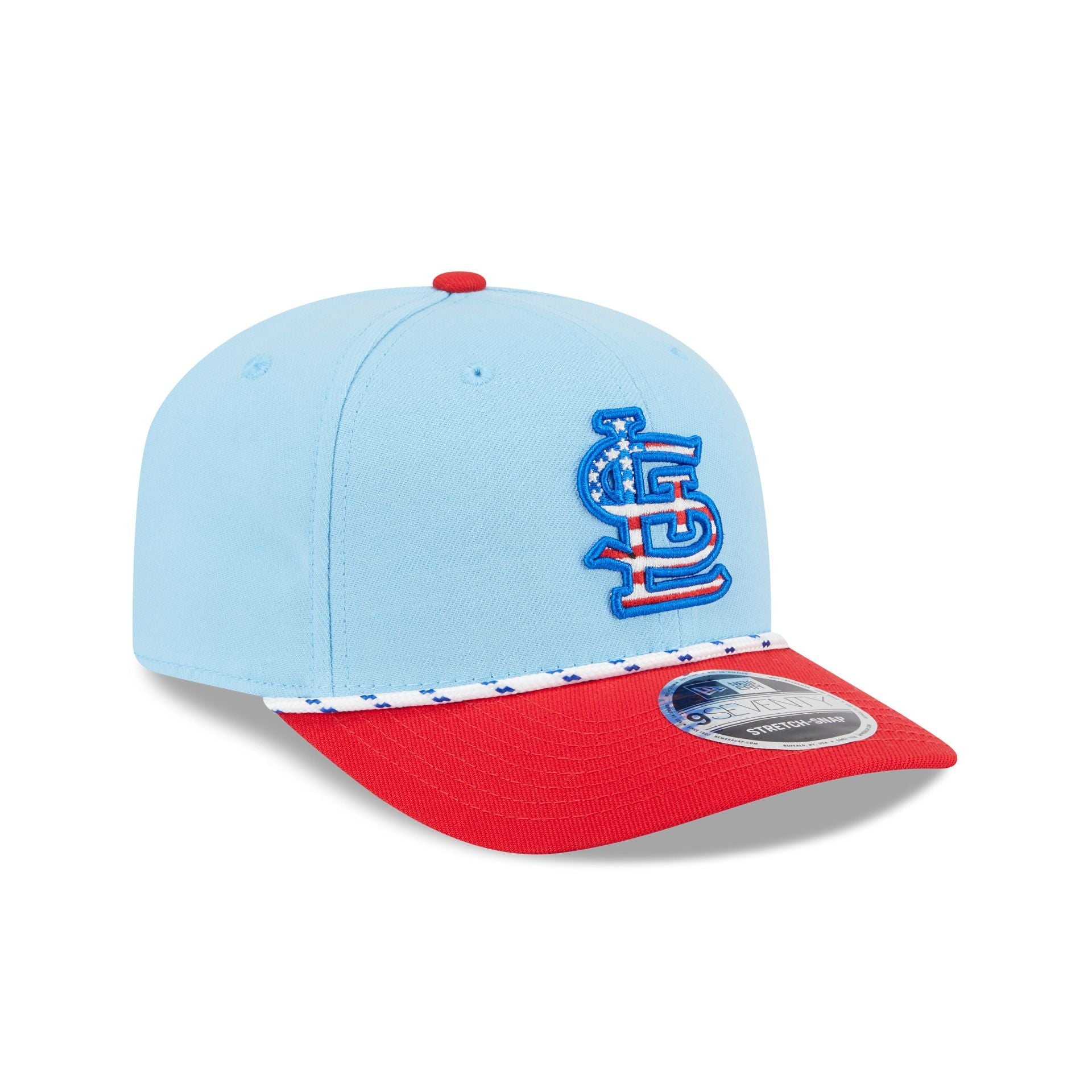 St. Louis Cardinals Independence Day 2025 9SEVENTY Stretch-Snap Hat