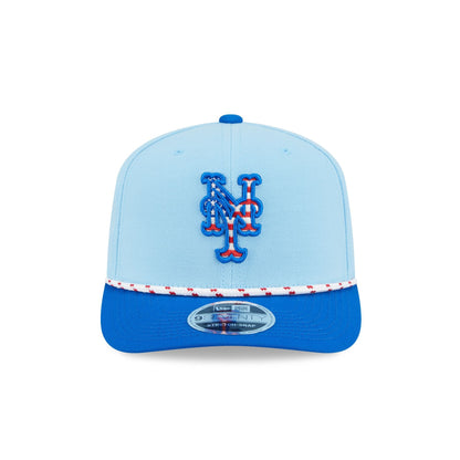 New York Mets Independence Day 2025 9SEVENTY Stretch-Snap Hat