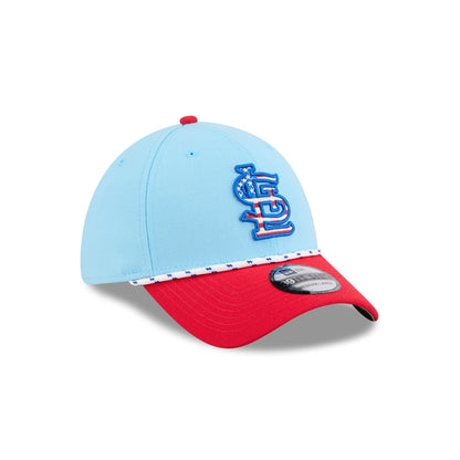 St. Louis Cardinals Independence Day 2025 39THIRTY Stretch Fit Hat