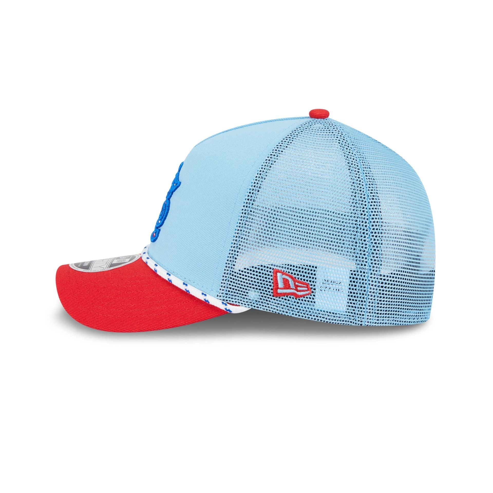 St. Louis Cardinals Independence Day 2025 9FORTY M-Crown A-Frame Trucker Hat