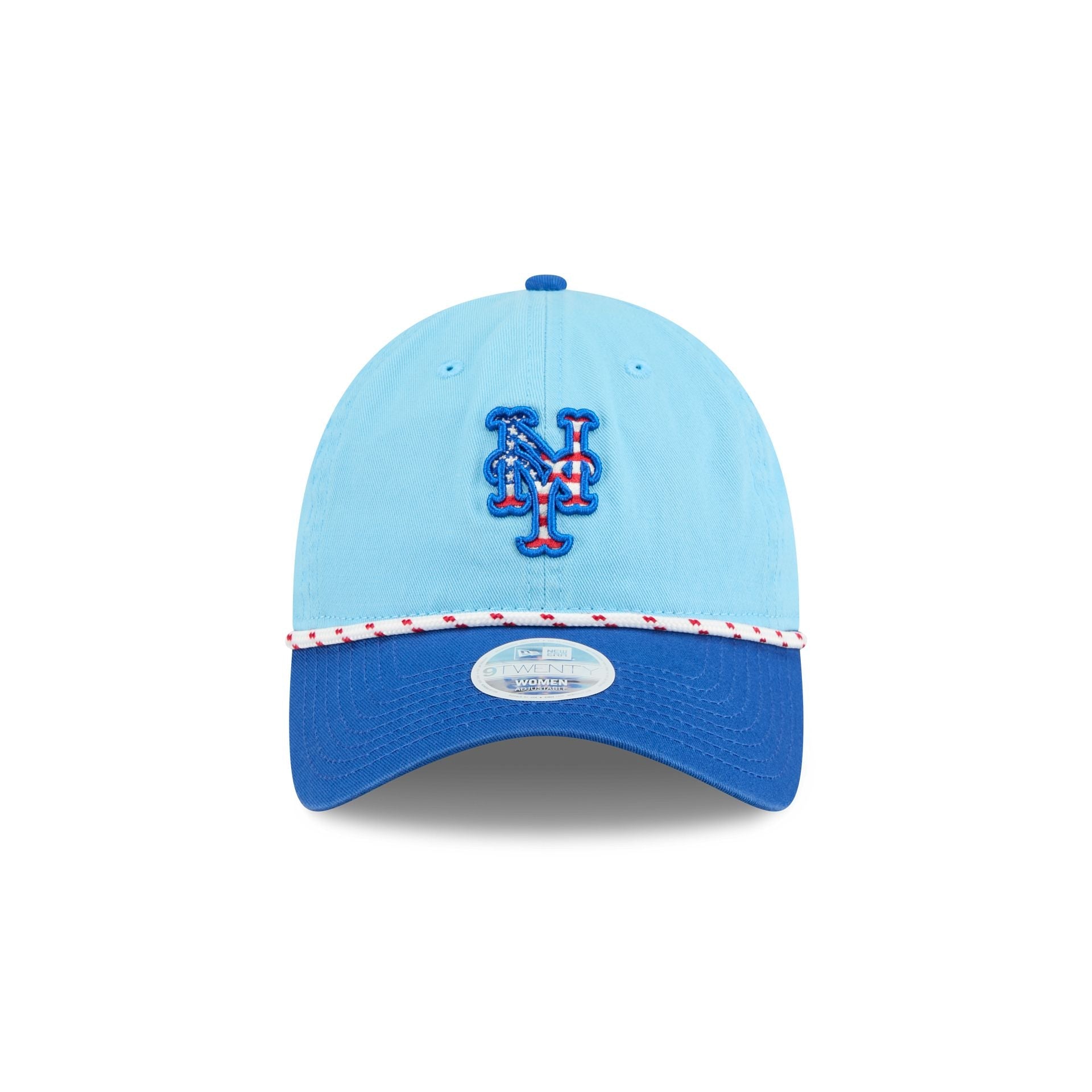 New York Mets Independence Day 2025 Women's 9TWENTY Adjustable Hat