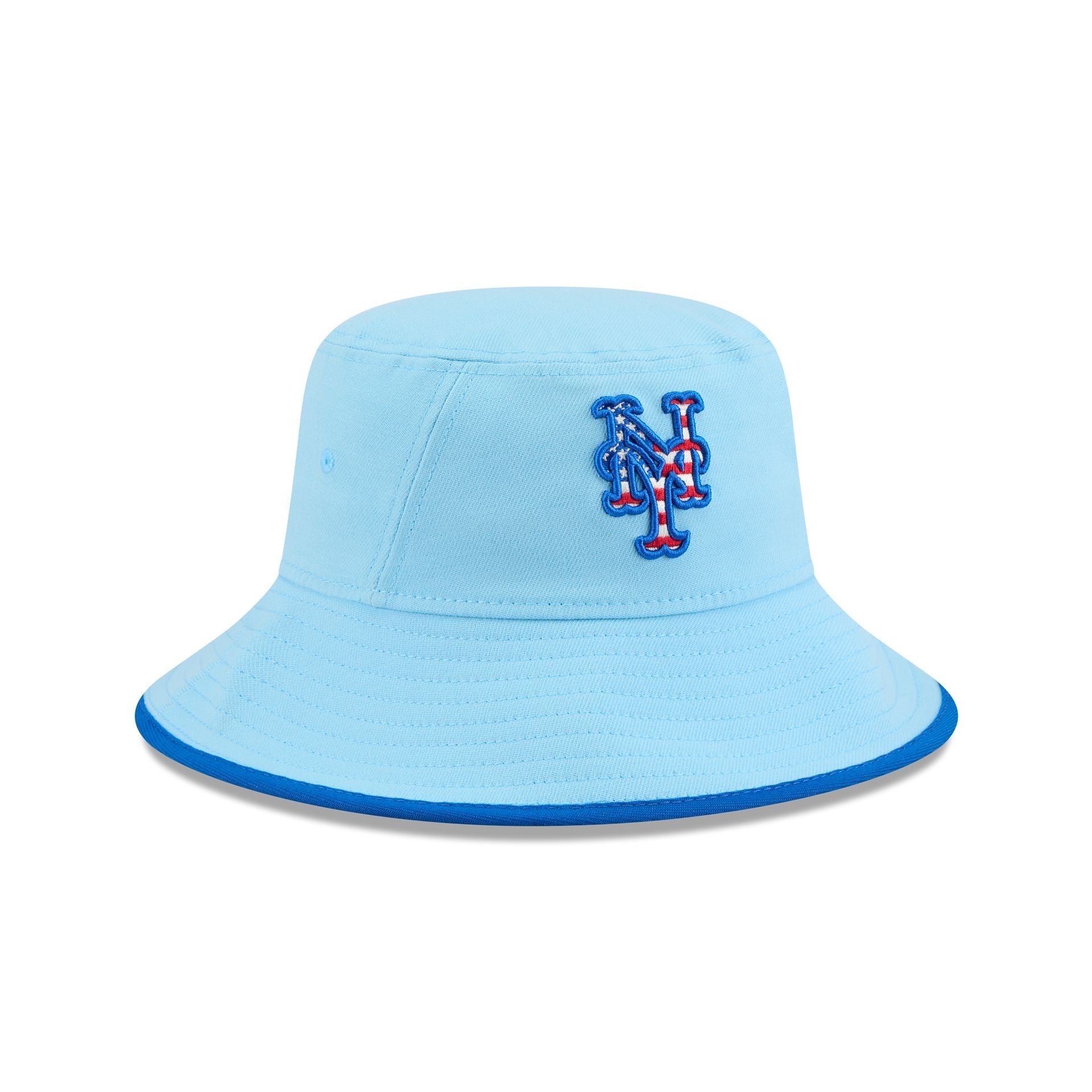 New York Mets Independence Day 2025 Stretch Bucket Hat