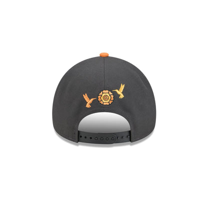 Detroit Tigers Day of the Dead Graphite 9FORTY A-Frame Snapback Hat