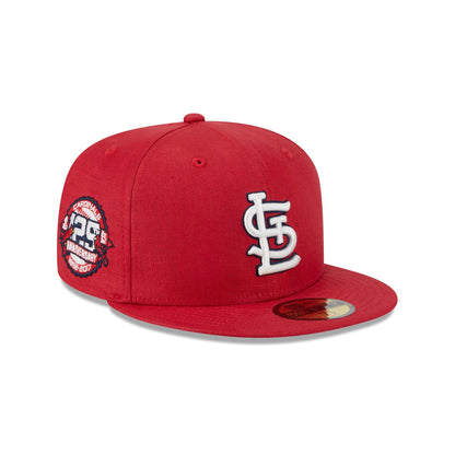 Team Linen St. Louis Cardinals 59FIFTY Fitted Hat