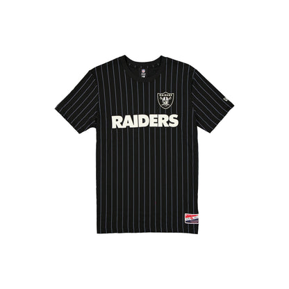 Las Vegas Raiders Throwback Retro Pinstripe T-Shirt