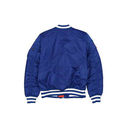 Alpha Industries x New York Mets Blue MA-1 Bomber Jacket