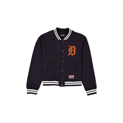 Detroit Tigers Throwback Women's Snap Front Jacket
