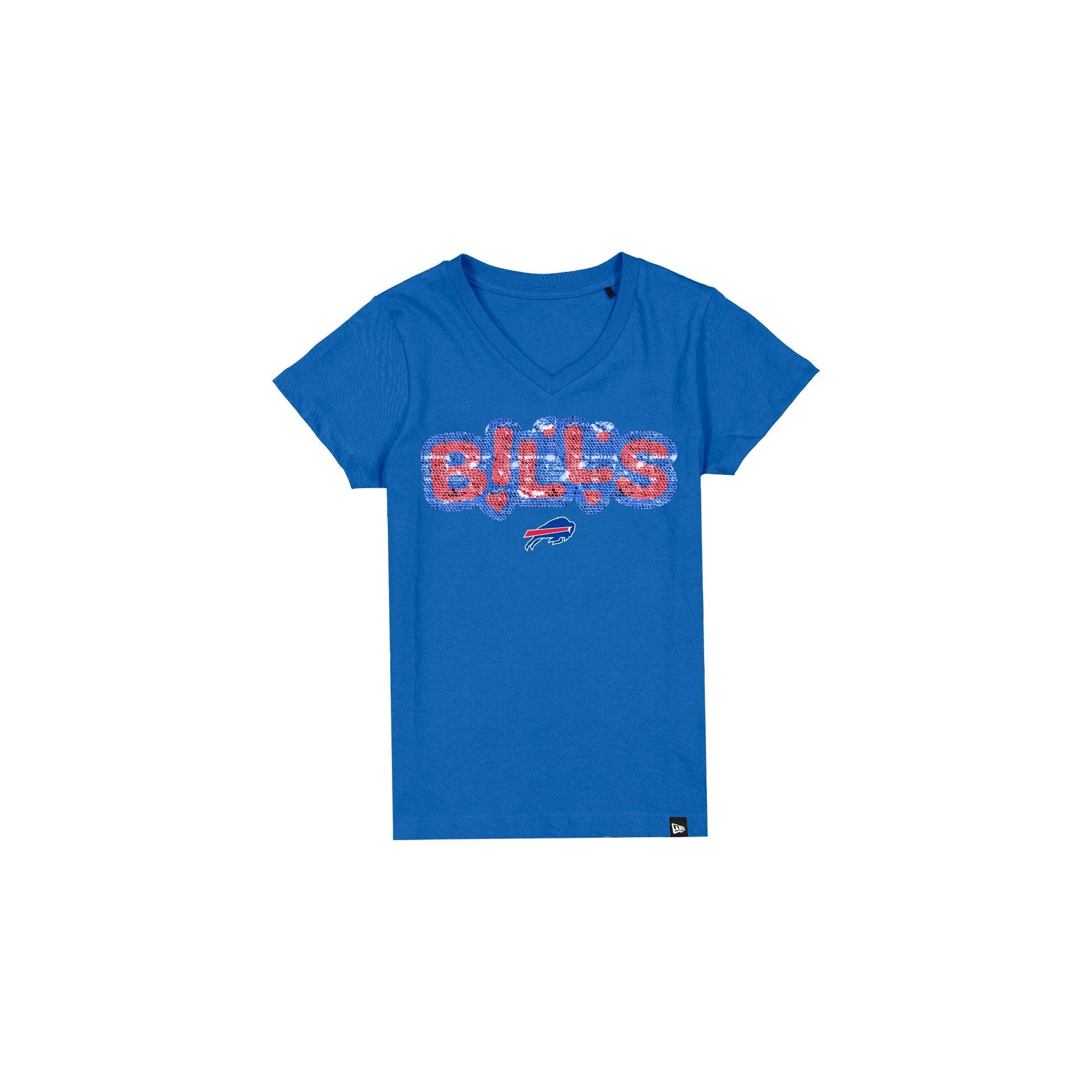 Buffalo Bills Flip Sequin Girls T-Shirt