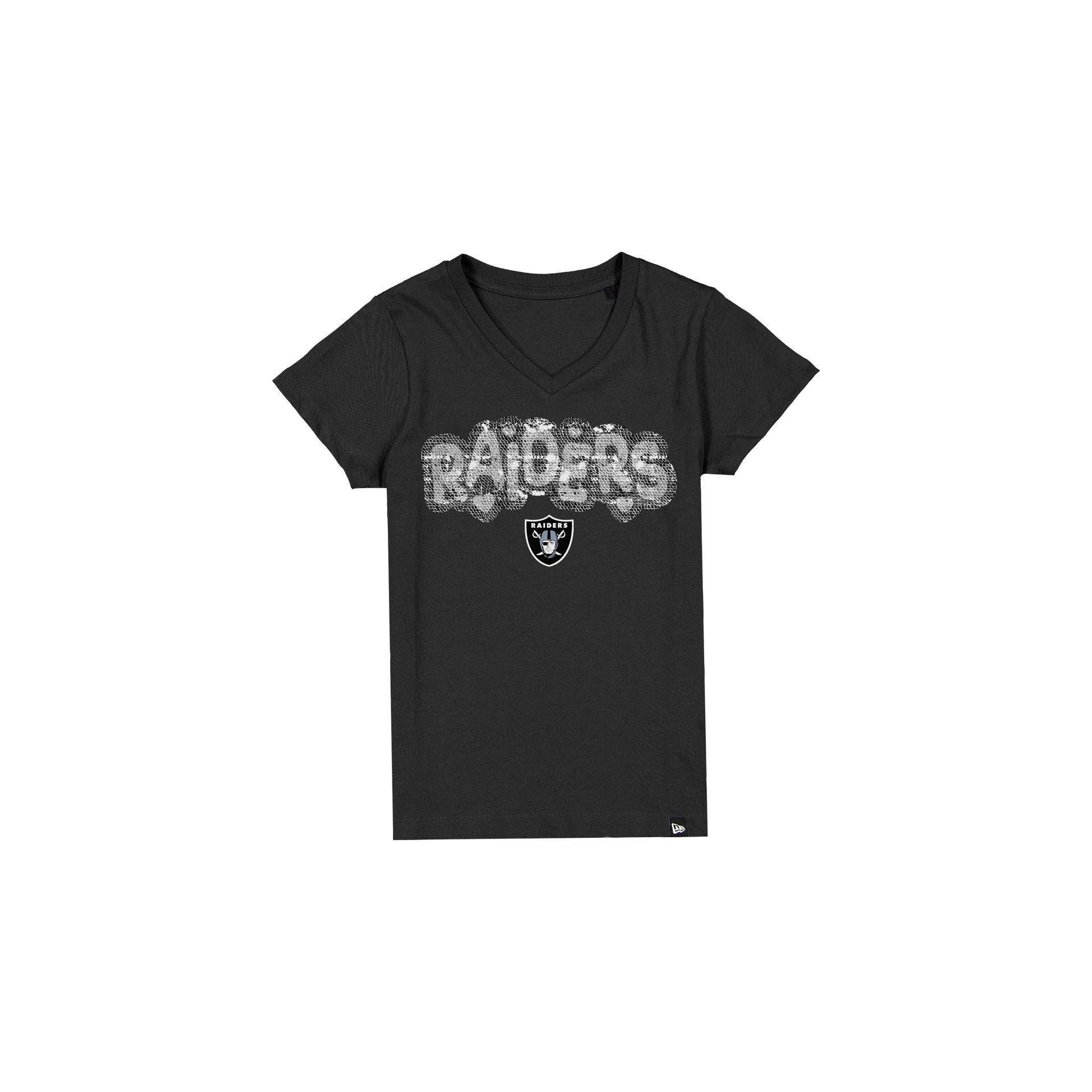 Las Vegas Raiders Flip Sequin Girls T-Shirt